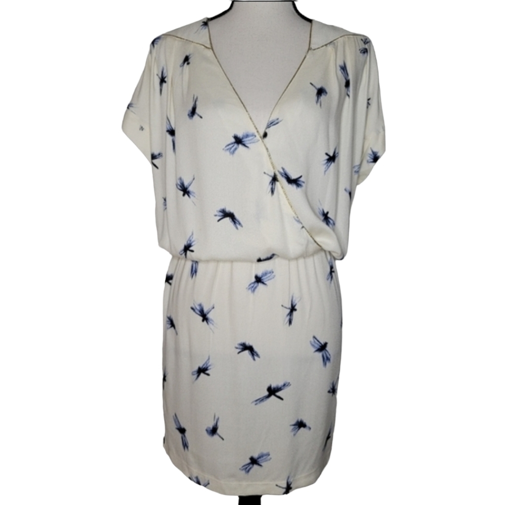 LA PETITE FRANCAISE french dragonfly print dress